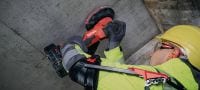 DGH 130-22 Accu betonslijpmachine Accu betonslijpmachine met koolborstelloze motor voor het slijpen van betonvoegen en het afwerken van oppervlakken (Nuron accu platform) Toepassingen 3