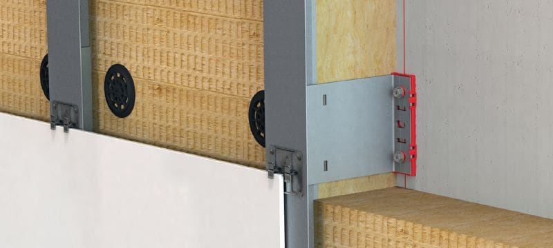 FOX VI L console Veelzijdige muurconsole voor montage van geventileerde gevels Toepassingen 1