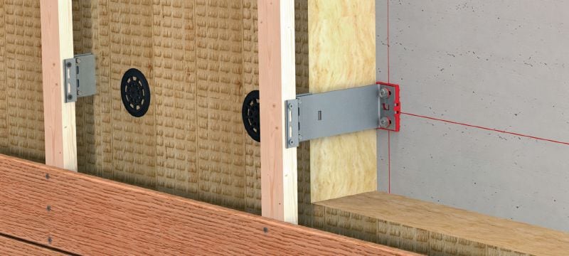 MFT-UNI bevestigingselement Steunprofiel voor het combineren van aluminium en houten constructies Toepassingen 1