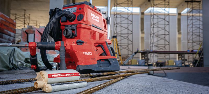 HIT-FP 700 R Injecteerbaar cementgebonden lijmanker Injecteerbaar cementgebonden lijmanker voor brandwerende structurele wapeningsverbindingen Toepassingen 1