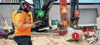 Beheer van zware apparatuur Telematica-gateway voor zware apparatuur, die een alles-in-één-oplossing biedt voor het volgen van zware apparatuur en inventaris (Hilti ON!Track) Toepassingen 4