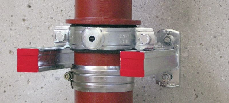 MW-AA-hoeken Verzinkte hoeken voor hogere stijfheid en het ondersteunen van beugels in de schachten van stijgbuizen Toepassingen 1