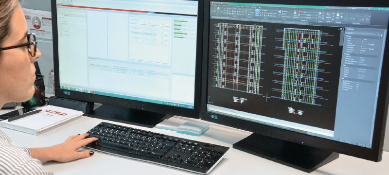 Geïntegreerde ontwerpservices (IDS) Hilti Integrated Design Services maken 6 gebruikssituaties in de bouw-workflow mogelijk: ontwerpoptimalisatie (ontwerpfase), prefabricage, geavanceerde logistiek en digital-to-field (bouwfase), validatie en digitale twinning (bouwactiviteiten).