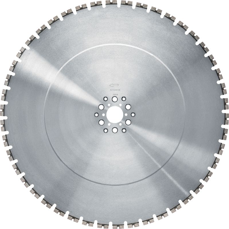 SPX MCS Equidist wandzaagblad (60HY: past op Hilti, Husqvarna® en Tyrolit®) Ultimate wandzaagblad (15 kW) voor zagen op hoge snelheid en een langere levensduur in gewapend beton (60HY asgat past op Hilti, Husqvarna® en Tyrolit® wandzagen)