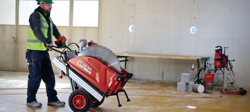 SPX LCS Equidist wandzaagblad (60H: past op Hilti en Husqvarna®) Ultimate wandzaagblad (5-10 kW) voor zagen op hoge snelheid en een langere levensduur in gewapend beton (60H asgat past op Hilti en Husqvarna® wandzagen) Toepassingen 1