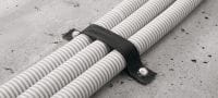 X-TT textielband Textielband voor het bevestigen van kabels en leidingen op vloeren Toepassingen 1