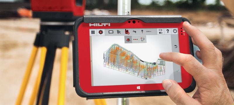 Hilti Construction Layout-software Toepassingssoftware voor het uitzetten van constructies in het veld Toepassingen 1