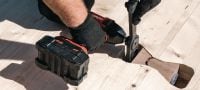 HTC-P2P-aansluiting voor houtpaneel Houtverbindingssysteem voor het uitlijnen en bevestigen van kruislings gelamineerde houten CLT-panelen in massief houten constructies Toepassingen 6