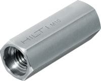 S-BT koppeling Koppelmoer voor de bevestiging van MEP-installaties op staal met behulp van S-BT of X-BT bouten