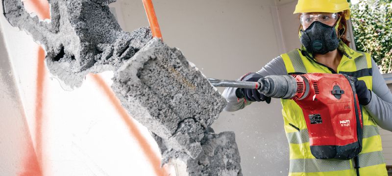 TE 70-ATC/AVR combihamer Zeer krachtige SDS-max (TE-Y) boorhamer voor zwaar boren en hakken in beton Toepassingen 1