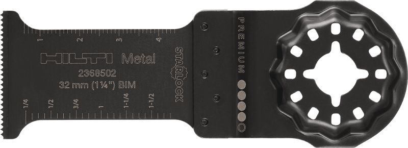 Multitool inval-metaalzaagblad BiM inval-metaalzaagblad voor oscillerende multitool, voor invalzaagsneden in dun metaal en aluminium