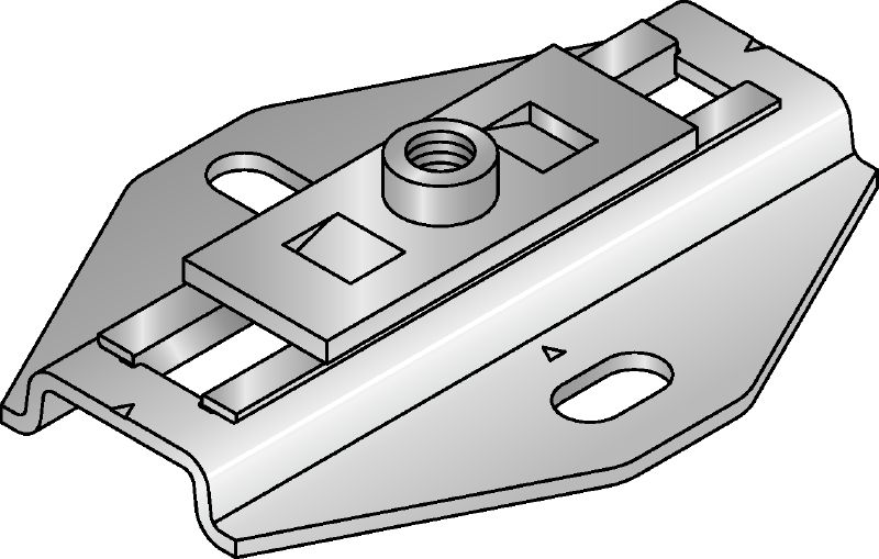MSG-L 1,2 schuifverbinder Verzinkte schuifverbinder voor lichte verwarmings- en koeltoepassingen
