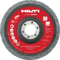 AN-D SPX niet-geweven schijf met steun Super premium type 27 non woven schuurschijven voor afwerking van rvs, aluminium en andere metalen