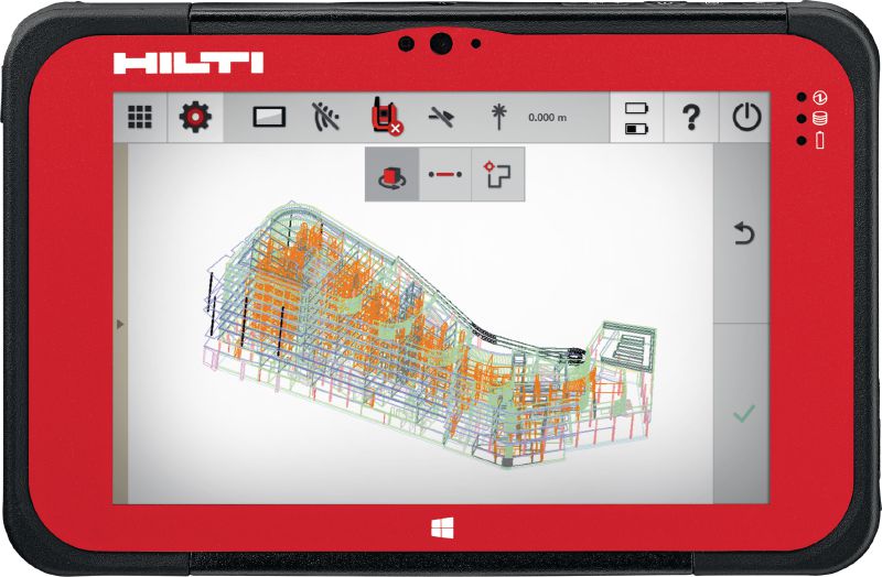 Hilti Construction Layout-software Toepassingssoftware voor het uitzetten van constructies in het veld