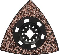 Multitool verbindingsstuk voor het schuren van voegspecie Carbide schuurschijf voor oscillerende multitool voor schuren van mortel en voegspecie