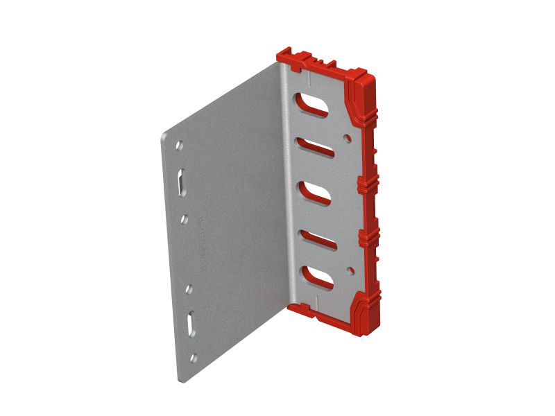 MFT-VSI L brackets Grote roestvast stalen brackets met voorgemonteerde isolator voor het monteren van geventileerde gevels op gebouwen met hoge thermische efficiëntie en vereisten voor brandveiligheid