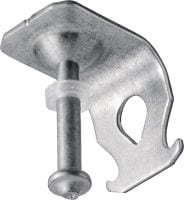 X-SCH clips voor verlaagde- en systeemplafonds Clip voor verlaagde- en systeemplafonds om snel, gemakkelijk en zonder boren te verankeren in beton