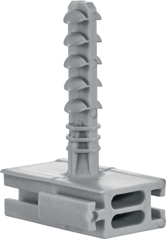 X-EA MX Push-in-anker Kunststof push-in anker voor het bevestigen van kunststof kabel-/leidingclips, klemmen en houder voor samengebundelde kabels bij verankering in beton en metselwerk