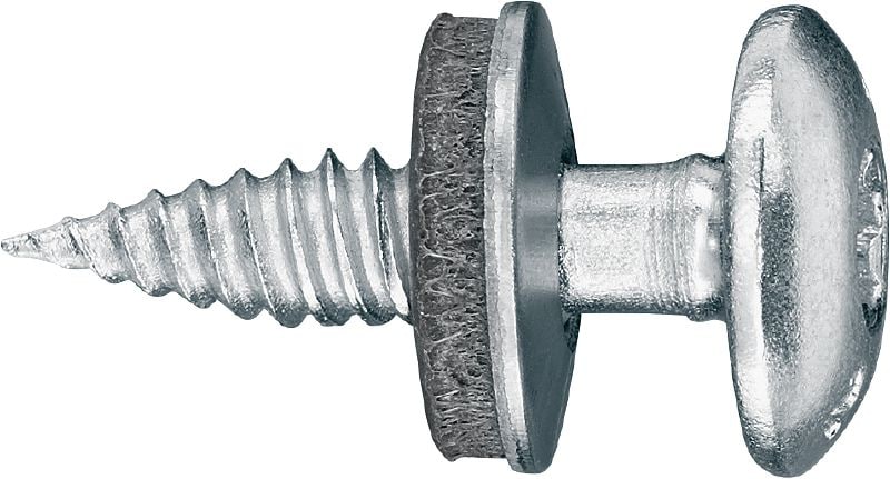 S-MS 31PS zelfborende plaatmetalen schroeven Zelfborende schroef (roestvrij staal A2) met sluitring voor spaanloze bevestiging van dun plaatstaal (tot 2x 1,0 mm)