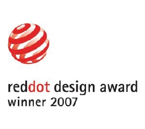                Dit product is bekroond met de Red Dot ontwerponderscheiding.            