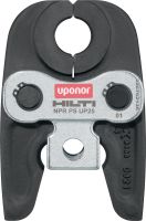 NPR PS UP persbek Persbekken voor Uponor S-Press® / S-Press Plus® persfittingen tot 50 mm. Compatibel met NPR 32-A perstang op accu