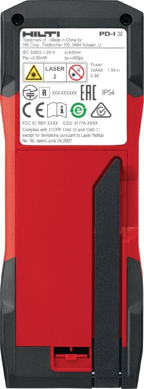 PD-I laserafstandsmeter Robuuste afstandsmeter met intelligente meetfuncties en Bluetooth®-verbinding voor binnentoepassingen tot 100 m/330 ft