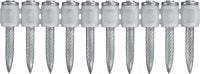 X-U MX-staal/betonnagels (op strip) De hoogste kwaliteit nagels op strip voor bevestiging op beton en staal met kruitbevestigingsgereedschap