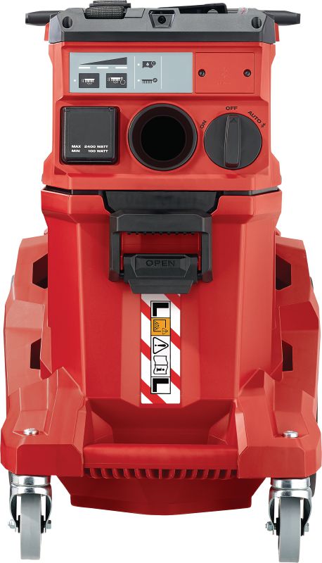 VC 40L-X L-klasse stofafzuiger Krachtige stofafzuiger met groot reservoir en duwbeugel voor aansluiting op elektrisch gereedschap en schoonmaakwerkzaamheden (nat & droog), tank van 30 liter