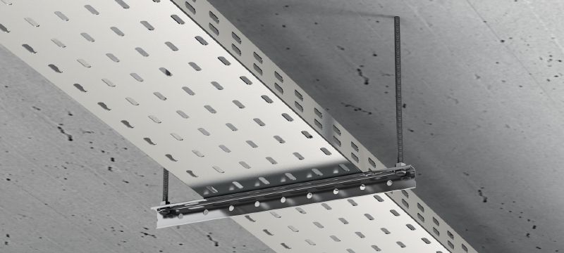 MT-10 montagerail Montagerail voor lichte ophangingen in droge binnenruimtes Toepassingen 1