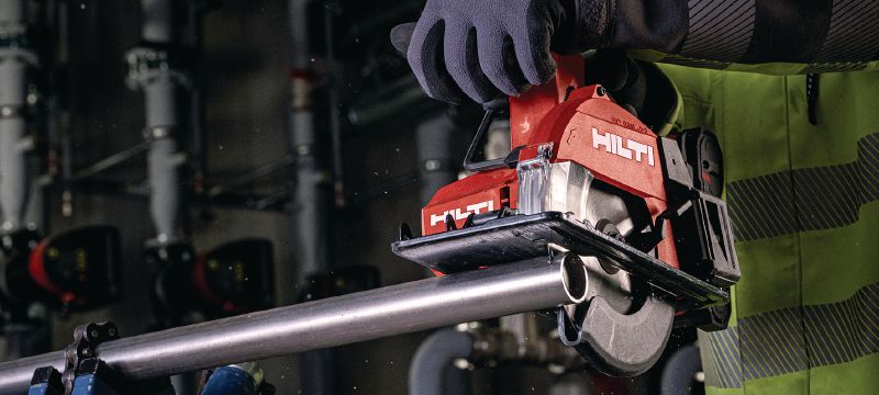 SC 6ML-22 accucirkelzaag voor metaal Metaalzaag op accu voor vonkvrij, extra snel en precies zagen tot 60 mm│2-3/8” diepte (Nuron accu platform) Toepassingen 1