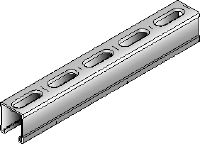 MM-C-36 Verzinkte 36 mm hoge MM-steunrail voor lichte tot middelzware toepassingen