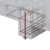 HIT-set voor het versterken van schuifsterkte Set voor de constructieve versterking van schuifsterkte in beton, inclusief HIT-RE 500 V4 epoxy-mortel en gebruikshandleiding Toepassingen 1