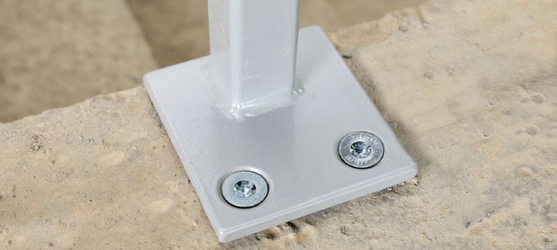 HUS4-C schroefanker Schroefanker voor snelle en voordelige bevestigingen in beton (verzinkt, verzonken kop) Toepassingen 1