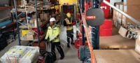AI G125 inventarisscanner Inventarisgateway magazijnen, die een alles-in-één-oplossing biedt voor het volgen en beheren van bedrijfsmiddelen in magazijnen in (Hilti ON!Track) Toepassingen 2