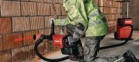 DD 110-D-22-accu-diamantboor Snoerloze, compacte diamantboormachine voor droog handboren met een diameter van 12-132 mm (5/16 - 5-1/4) Nuron-accuplatform Toepassingen 1