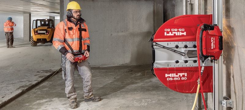 SPX MCS Equidist wandzaagblad (1 asgat) Ultimate wandzaagblad (15 kW) voor hoge snelheid en een lange levensduur in gewapend beton (1 asgat) Toepassingen 1
