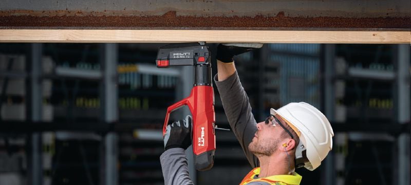 DX 6 kruitschiethamerset Volautomatische kruitschiethamer: wand- en bekistingsset Toepassingen 1