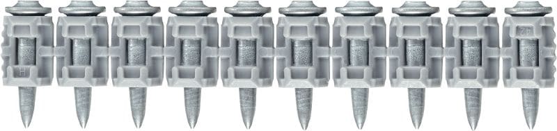 X-P G3 MX betonnagels (op strip) Hoge prestatie nagel op strip voor beton, voor het GX 3 gas-aangedreven gereedschap