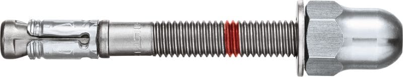 HST4 (dopmoer) segmentanker Ons beste metalen wigspreidanker voor het dragen van hoge statische en seismische belastingen in gescheurd beton (koolstofstaal, koepelmoer)