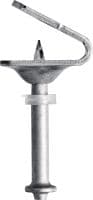 X-SCO/N clip voor verlaagde plafonds Clip voor verlaagd plafond om plafondhanger snel, gemakkelijk en zonder boren te verankeren in beton