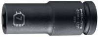 SI-S 1/2 L diepe slagdopsleutel 1/2 lange impact dopsleutel voor aandraaien van bouten en ankers