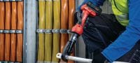 NUN 54-22 accu pers- en kniptang voor 6 ton druk Universele pers- en kniptang voor 6 ton druk op accu met verwisselbare bekken (Nuron accuplatform) Toepassingen 1