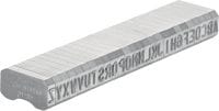X-MC LS 5.6/6 markeringsstempels voor staal Smalle letters en cijfers met ronde rand, voor het stempelen van identificatiemarkeringen in metaal