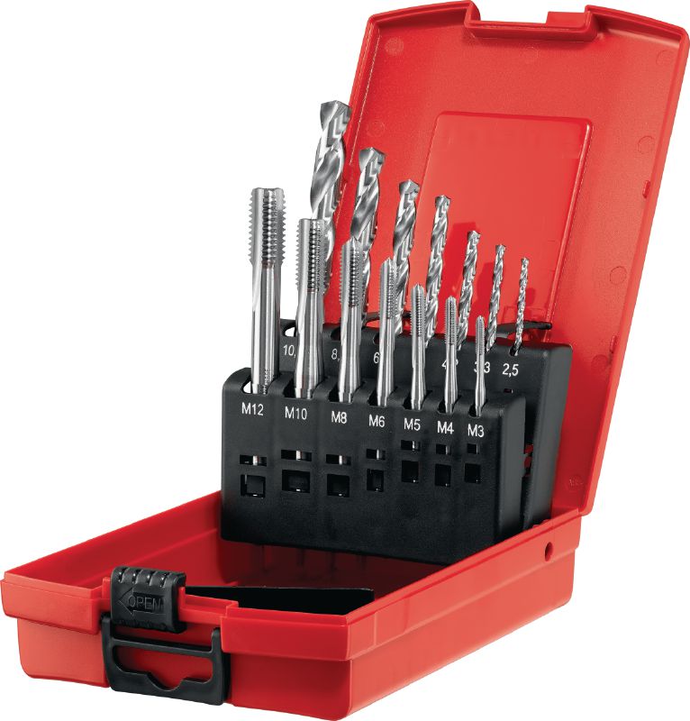 HSS tapset M3 - M12 HSS tapset met cilindrische opname met vierkant voor het snijden van draad in staal ≤700 N/mm², conform DIN 371
