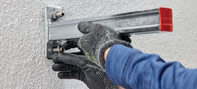 HIK-T thermische isolatieplug Thermisch anker voor niet-structurele bevestiging door uitwendig geïsoleerde beton- of metselwerkmuren met minimale koudebruggen Toepassingen 1
