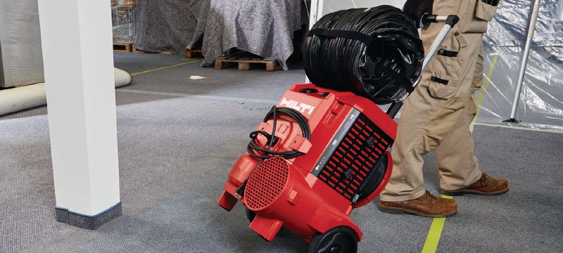 AIC 2000 luchtreiniger Handzame en lichtgewicht luchtreiniger met extra kracht voor het verwijderen van fijne luchtdeeltjes met hogere snelheid of van grotere gebieden Toepassingen 1