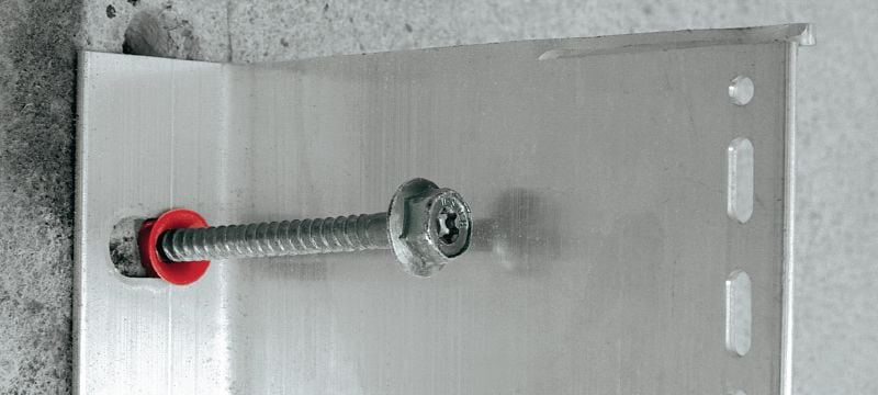 HRD-H kunststof schroefanker Voorgemonteerd kunststof anker voor beton en metselwerk met schroef (koolstofstaal, zeskantkop) Toepassingen 1