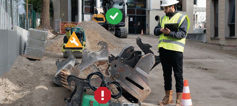 Beheer van zware apparatuur Telematica-gateway voor zware apparatuur, die een alles-in-één-oplossing biedt voor het volgen van zware apparatuur en inventaris (Hilti ON!Track) Toepassingen 1