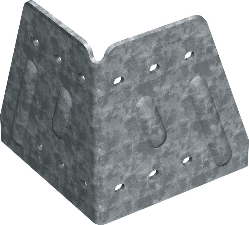 MT-B-G WS NC-starterconsole Lasbare console voor de bevestiging van MT-balken op staal, gecoat met zink (ethyl) silicaat-primer