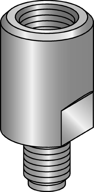 MQZ-A-F Thermisch verzinkte (HGD) beugelzadeladapter voor het omzetten van de diameter van draadstangen